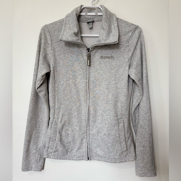 Bench Tops - Bench Heather Grey Zip-Up Jacket - Size S